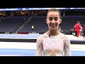 Gabby Van Frayen on her Day 2 Beam and Looking Forward to her First Senior Season | 2022 US Champs