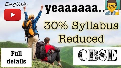 CBSE new syllabus 2020-21 | Cbse syllabus reduced | Class 10 English deleted topics | Cbse update