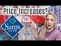 Sam's Club Price Increases! Inflation? Should We Worry?