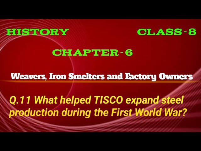 Tisco expanded steel production during the discount