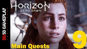 Horizon Zero Dawn (HZD) Gameplay Walkthrough | The Grave Hoard | Part 09