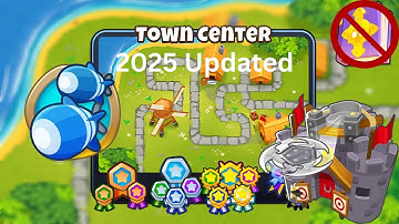 🔥 Town Center DOUBLE HP MOABS Guide | No Monkey Knowledge - BTD6 (2025 Updated) 🔥
