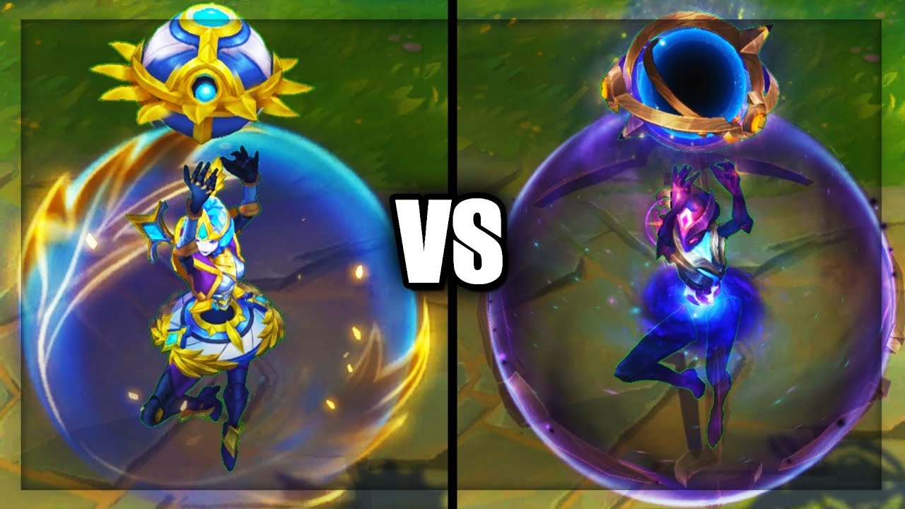 Victorious Orianna Vs Dark Star Orianna Skins Comparison League Of Legends Youtube