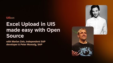 UI5con 2023: Excel Upload in UI5 made easy with Open Source