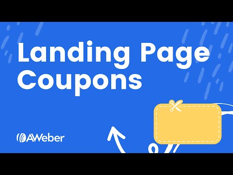 How to offer a coupon through a landing page