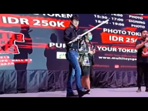 Tetsuo Kurata Kotaro Minami Kamen Rider Black Battle Of The Toys JI Expo Kemayoran Jakarta