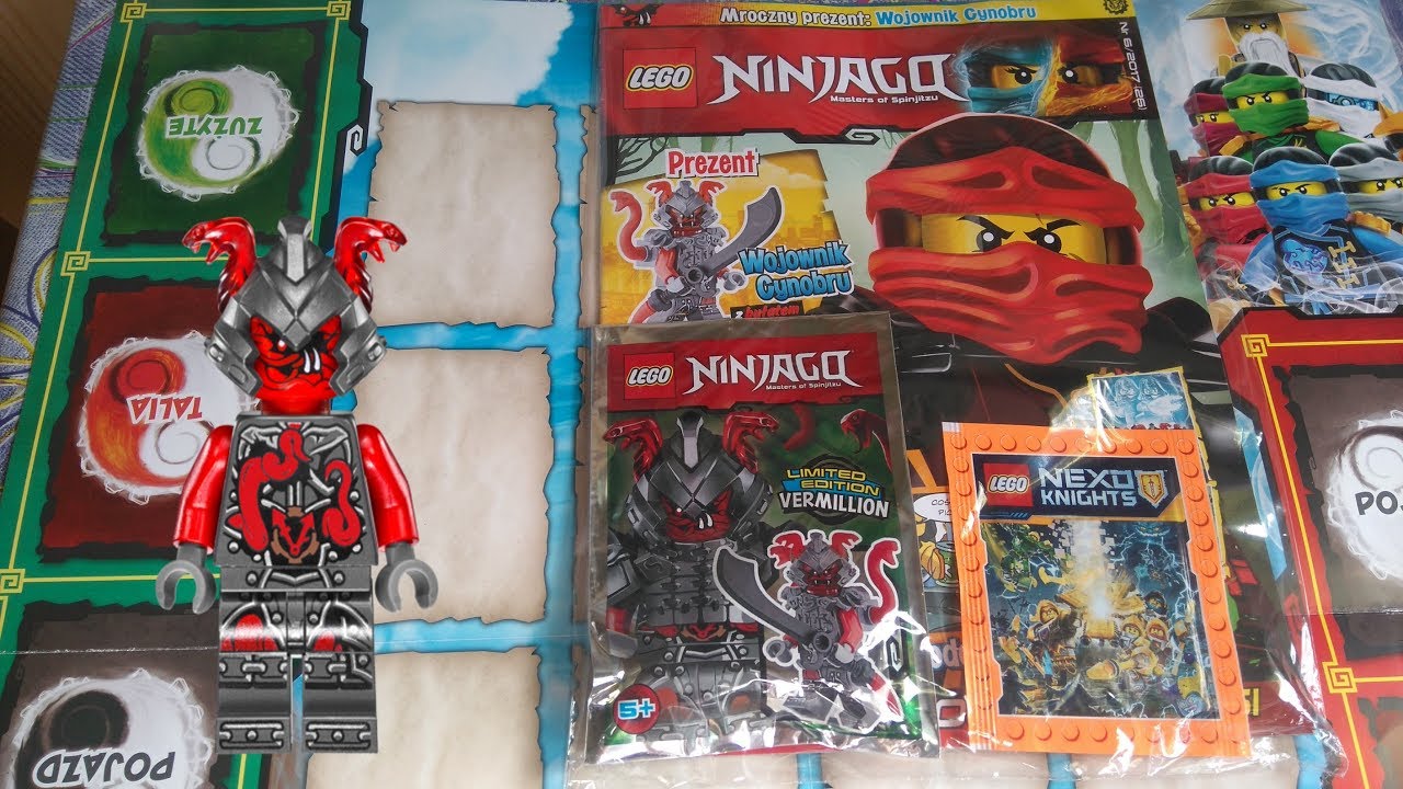 Nowość Magazyn Lego Ninjago 62017 26 Figurka Vermillion