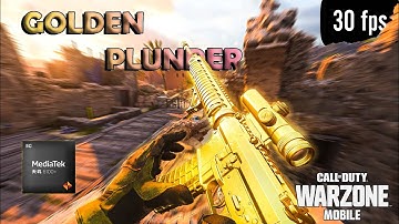 Warzone Mobile " Golden Plunder" Mode Gameplay | MEDIATEK DIMENSITY 6100 + Device Gameplay.