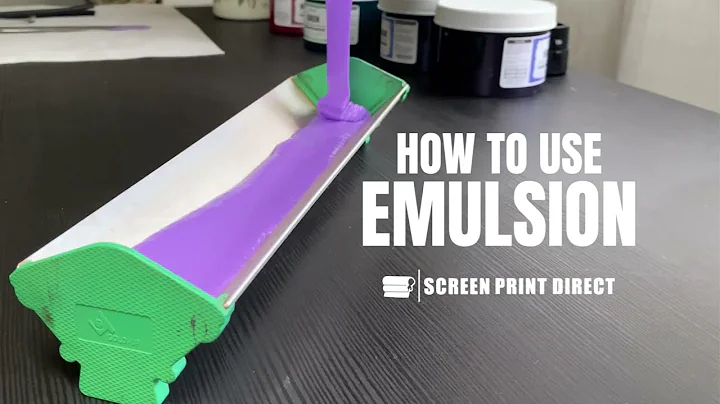 How to Use Emulsion | by Screenprintdirect.com
