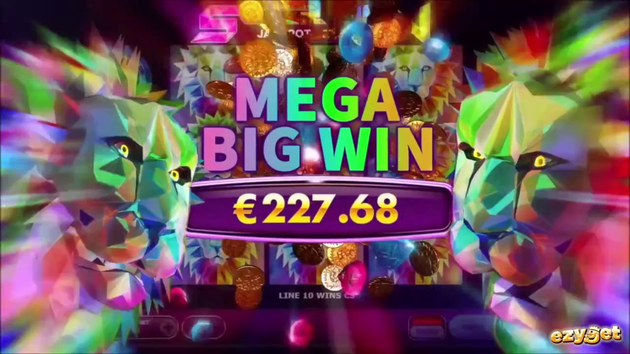 MEGA BIG WIN Super Lion Slot - YouTube