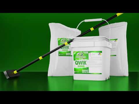 Absorbs Spills in Minutes with Q Performance Qwik Sorb