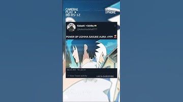 Sasuke Uchiha Aura +999 🤯