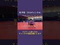 【ケツカット】横入れは誘って返す時代！？ #tabletennis #shorts #松平賢二 #松平賢二全力チャンネル