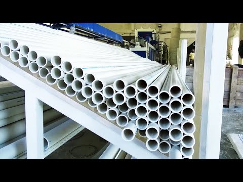 PVC Pipe Making Factory | How It's Made: Plastic PVC Pipes | Unbox