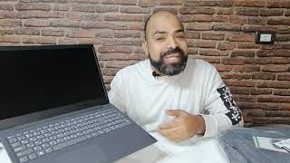 لاب توب مفاجأة لسنة 2021 ومعاه شنطة هدية وريفيو كامل عن laptop lenovo v15 i3  1005g