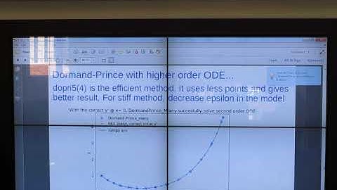Numerical Method in Python V42 11/15/17:  ODE 2nd order