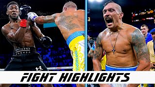 Oleksandr Usyk vs Anthony Joshua 2 Full Fight Highlights Hd Boxing August 20 2022