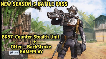 *NEW* Otter - BackStroke + BK57 Counter Stealth Unit GAMEPLAY Season 5✔️✔️🤩