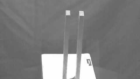 Tuning Fork Vibrating in Slow Motion - 8.2 Sound Waves Lesson 2