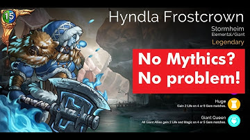 Gems of War Raid Boss! NO Mythic Team! Best Guide and Tips!