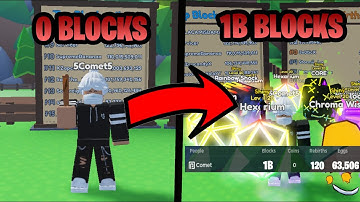 Noob To Pro (Mining Simulator 2) I Get 1B Blocks!