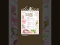 Making a Cute Mochi Menu Design #graphicdesign #canva #pricelist