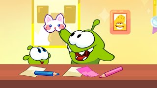 fancy masked heroes om nom stories cut rope preschool learning