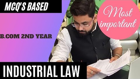 INDUSTRIAL LAW MCQ