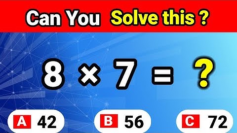 Maths Quiz Challenge🔥 | Test Your Brain | Math Questions & Answers 