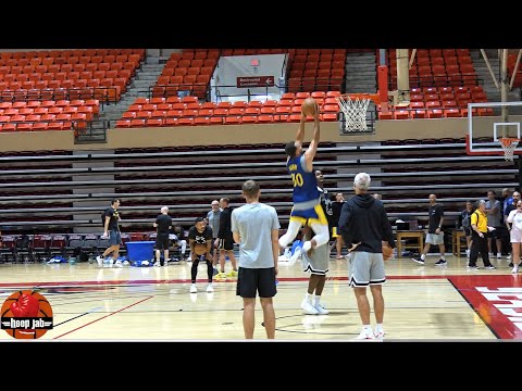 Steph Curry Dunking In Year 18 At Warriors Training Camp In Hawaii. HoopJab NBA