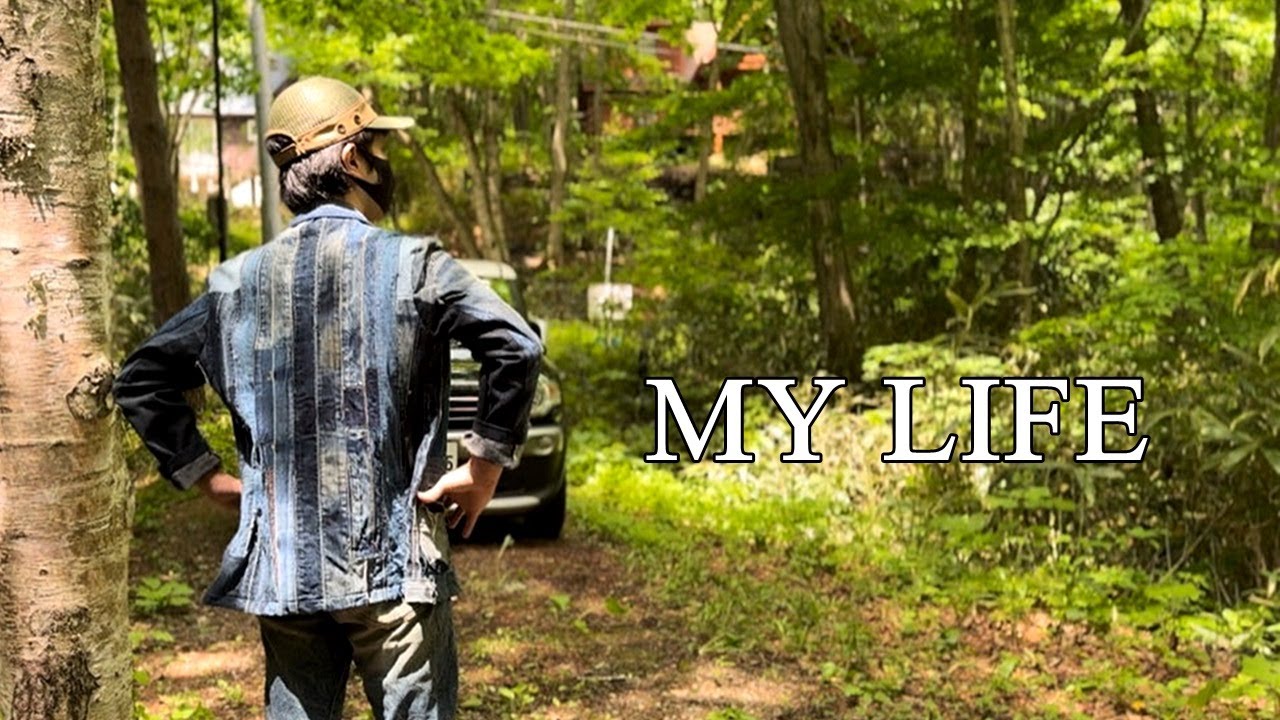 vol.134【60代】40代の息子との暮らし。デザイナー親子の日常。デニムパッチワークジャケット撮影と夏のワンピース試着/#60代 #ハンドメイド服 #親子 #森の暮らし #シニアライフ