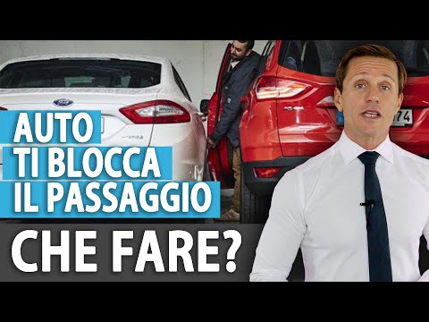 Video: Bloccare un vialetto è reato?