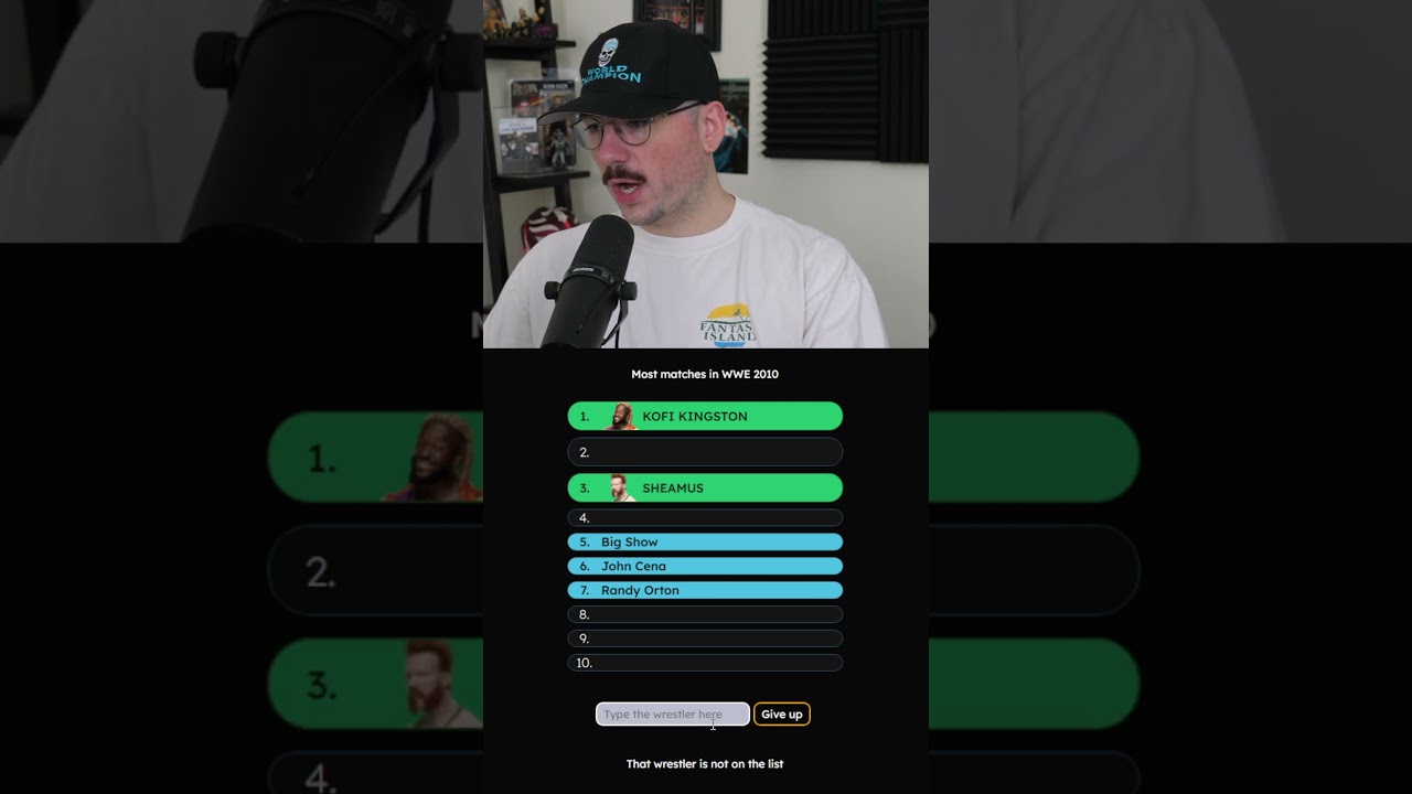БОЛЬШИНСТВО МАТЧЕЙ WWE В 2010 ГОДУ? 