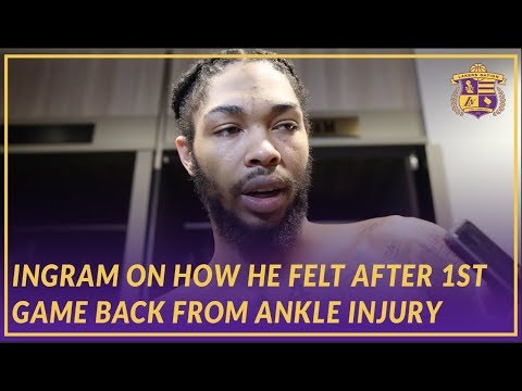 Lakers Post Game: Brandon Ingram Talks About How He Felt After 1st Game Back from Injury