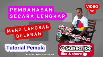 Pembahasan Menu Laporan Bulanan aplikasi OpenSID