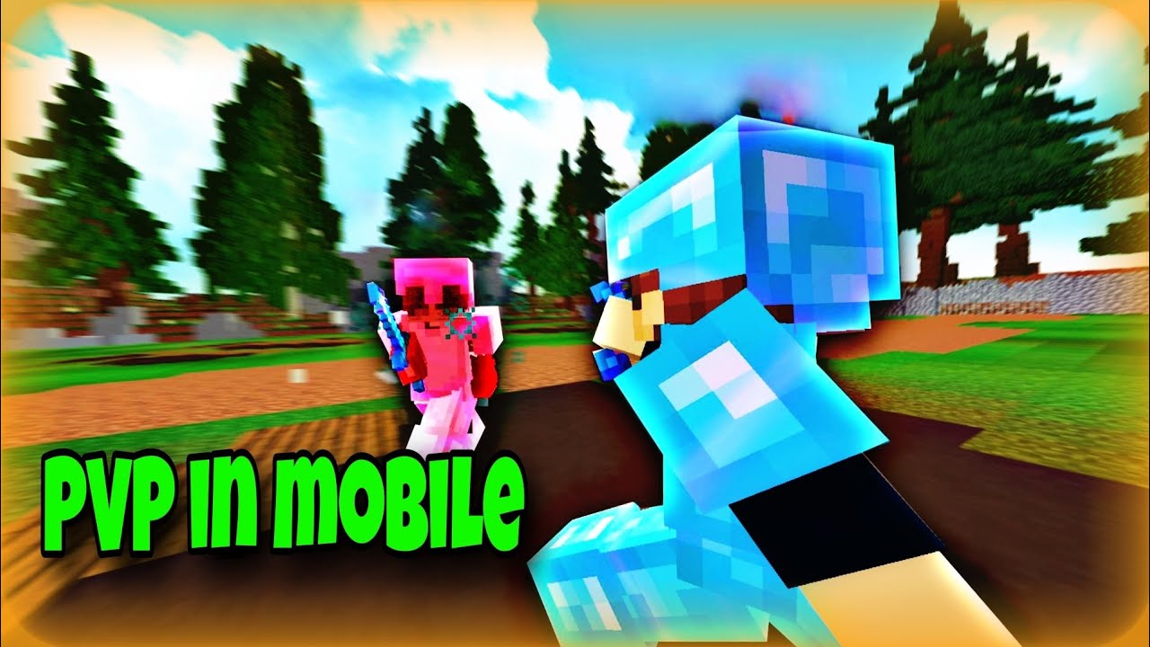 Minecraft my PVP in mobile video - YouTube