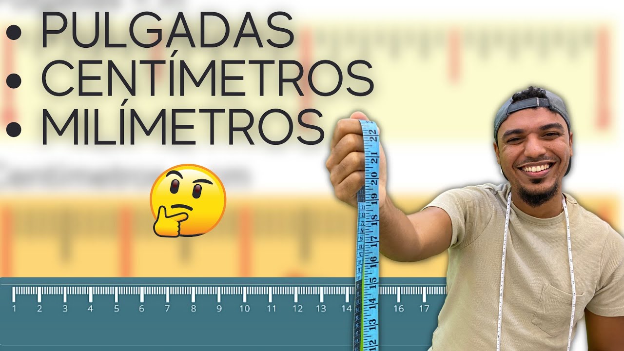 Como usar la cinta de medir en pulgadas y centímetros 