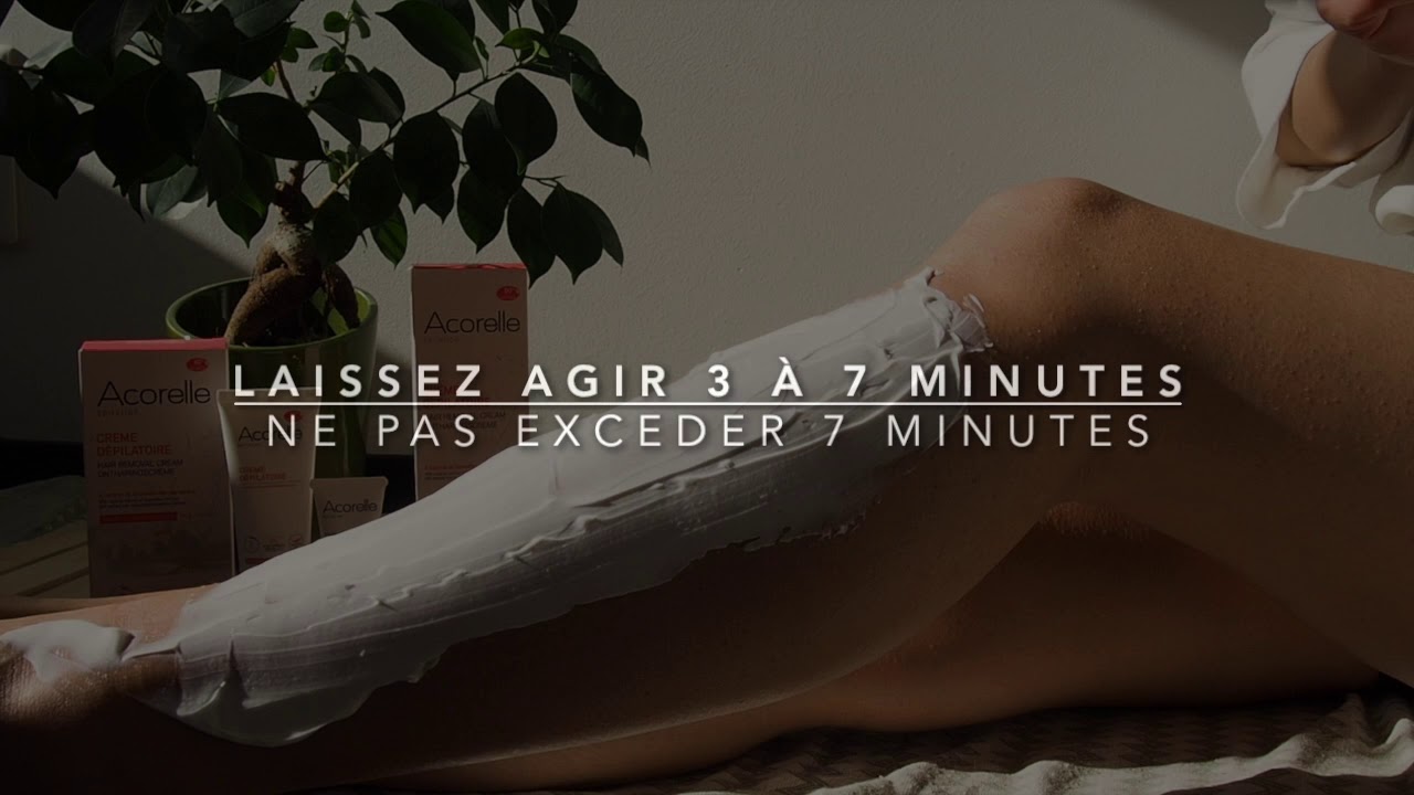Comment utiliser la crème dépilatoire corps Acorelle ? - YouTube