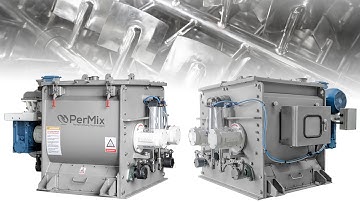 PerMix Lab Size Dual Shaft Fluidized Zone Mixer