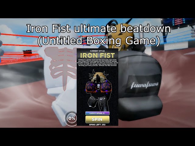 iron fist untitled boxing game how to cahnge title｜TikTok Search
