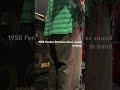 Fender 1958 Precision Bass sound in band.