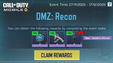 How to Get FREE Iskra - Isometric Informer & Groza - Improvised Hazard in DMZ Recon