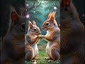 Two Cute Squirrels 🐿️🐿️ Did Something UNBELIEVABLE 😱 | Wait For It! #twosquirrels #fyp #shorts