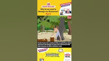 Why do we need to manage our resources? | Sustainable Natural Resource Management