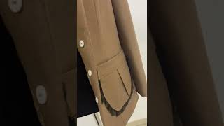 Онлайн пиджак курсындағы үйретілетін шалька жағалы пиджак. #fashion #sewing #sewingtips #tutorial