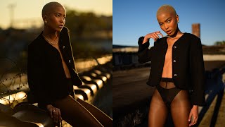 Godox Ad200 Pro Ii Vs Golden Hour Sun Off Camera Flash Portraits On A Nyc Rooftop