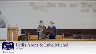 За тебя | Lydia Arent &amp; Luba Michel | FECG Lage
