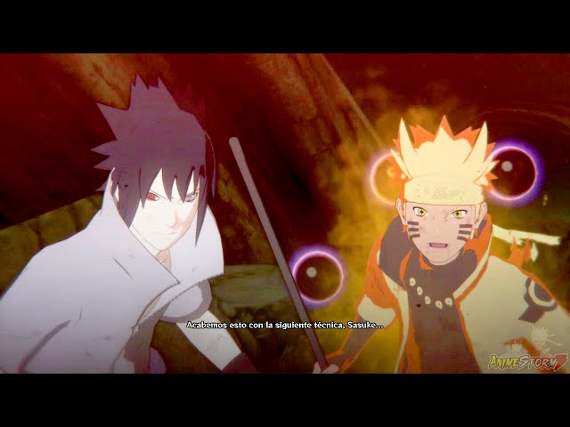 Naruto Sasuke Vs Rikudou Madara Espanol Latino Naruto Shippuden Storm 4 Youtube