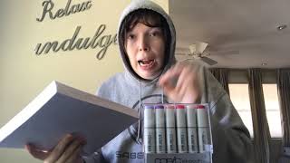 Copic Marker Unboxing