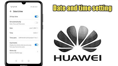 Huawei date and time Setting | how to change date and time in huawei | how to set up date and time
